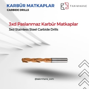 3xd Paslanmaz Karbür Matkaplar kategorisi için resim