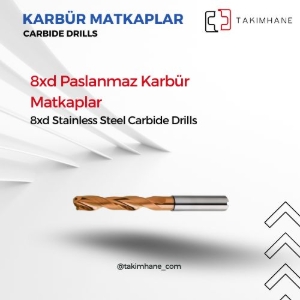8xd Paslanmaz Karbür Matkaplar kategorisi için resim