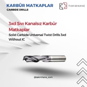 3xd Sıvı Kanalsız Karbür Matkaplar kategorisi için resim