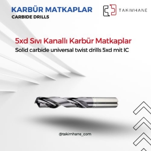 5xd Sıvı Kanallı Karbür Matkaplar kategorisi için resim