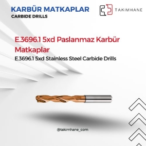 E.3696.1 5xD Paslanmaz Karbür Matkaplar kategorisi için resim